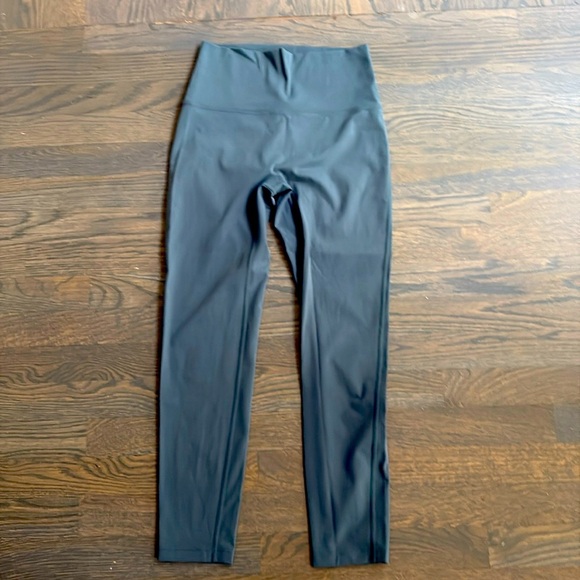 New SAVVI Leggings Compression High Rise  Waist Medium Green - Picture 1 of 5